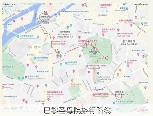 巴黎圣母院旅行路线