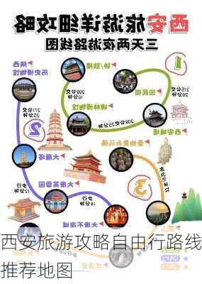 西安旅游攻略自由行路线推荐地图