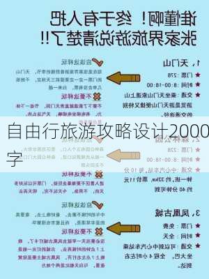 自由行旅游攻略设计2000字