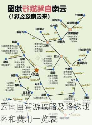 云南自驾游攻略及路线地图和费用一览表