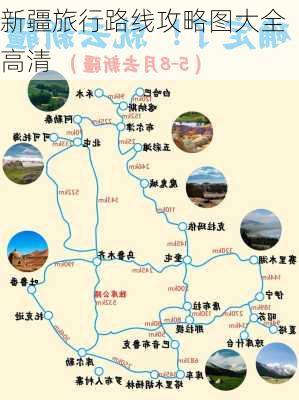 新疆旅行路线攻略图大全高清