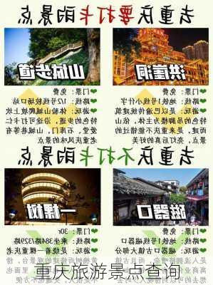 重庆旅游景点查询