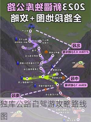 独库公路自驾游攻略路线图