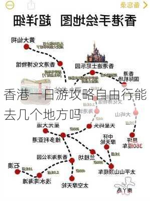 香港一日游攻略自由行能去几个地方吗