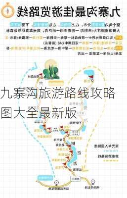 九寨沟旅游路线攻略图大全最新版