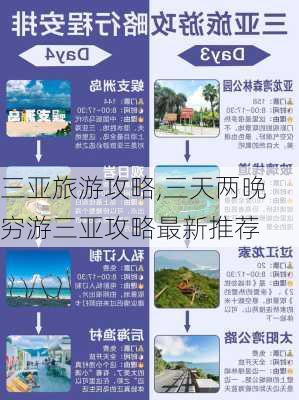 三亚旅游攻略,三天两晚穷游三亚攻略最新推荐