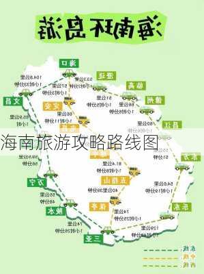 海南旅游攻略路线图