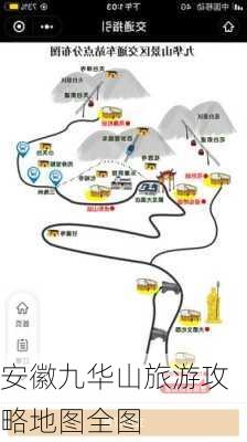 安徽九华山旅游攻略地图全图