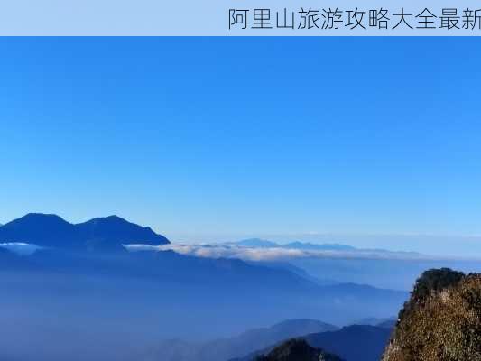 阿里山旅游攻略大全最新