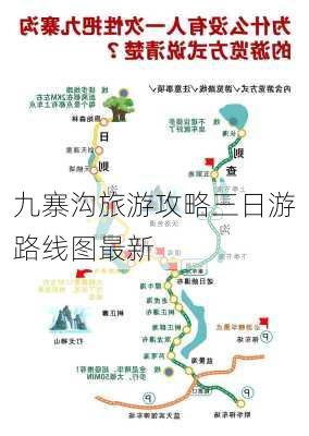 九寨沟旅游攻略三日游路线图最新