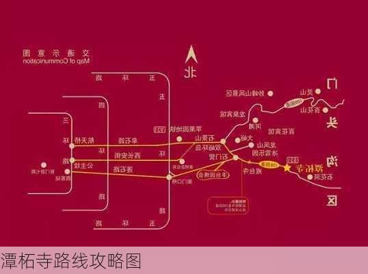 潭柘寺路线攻略图