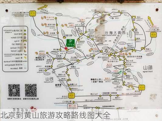 北京到黄山旅游攻略路线图大全