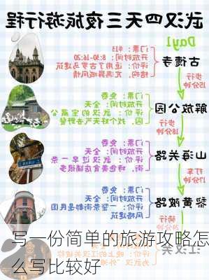 写一份简单的旅游攻略怎么写比较好