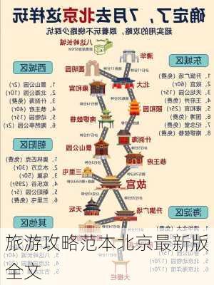 旅游攻略范本北京最新版全文