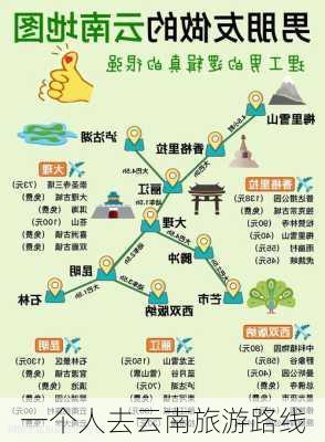 一个人去云南旅游路线