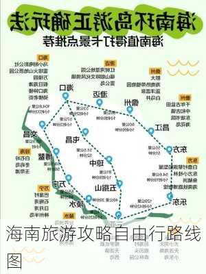 海南旅游攻略自由行路线图