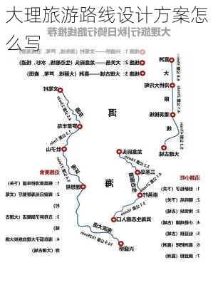 大理旅游路线设计方案怎么写