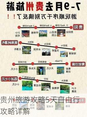 贵州旅游攻略5天自由行攻略详解