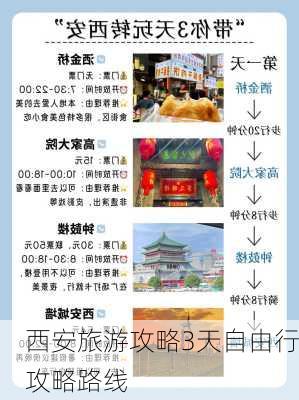 西安旅游攻略3天自由行攻略路线