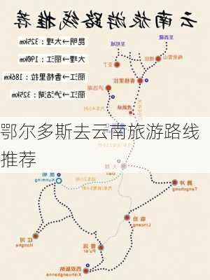 鄂尔多斯去云南旅游路线推荐