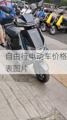 自由行电动车价格表图片