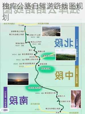 独库公路自驾游路线图规划