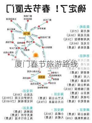 厦门春节旅游路线