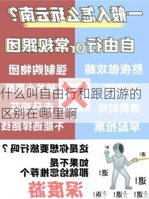 什么叫自由行和跟团游的区别在哪里啊