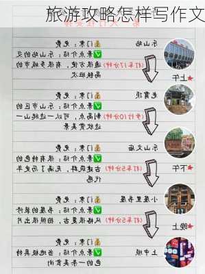 旅游攻略怎样写作文