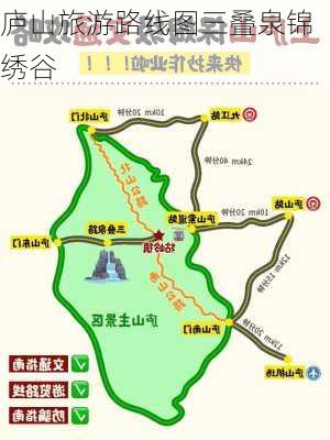 庐山旅游路线图三叠泉锦绣谷