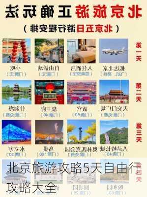 北京旅游攻略5天自由行攻略大全