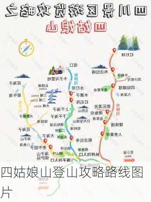 四姑娘山登山攻略路线图片