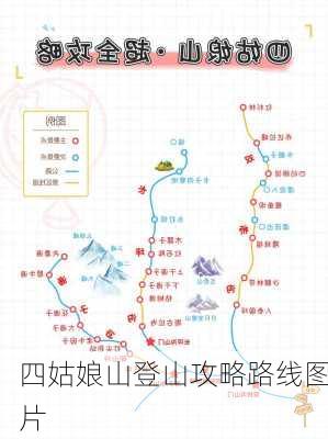 四姑娘山登山攻略路线图片