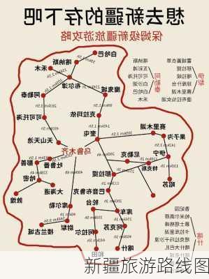 新疆旅游路线图