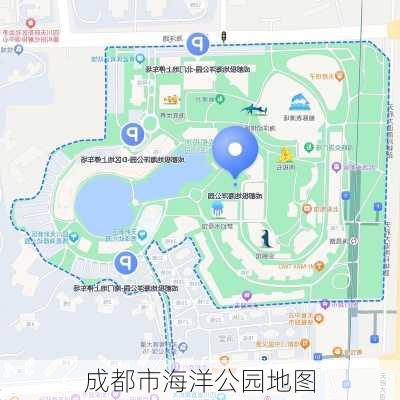 成都市海洋公园地图