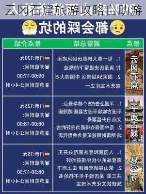 云冈石窟旅游攻略自助游