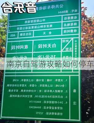 南京自驾游攻略如何停车