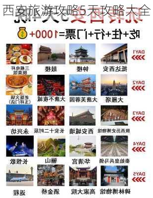 西安旅游攻略5天攻略大全