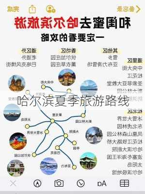 哈尔滨夏季旅游路线